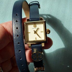 Tory Burch double wrap watch with charms